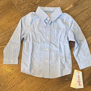 Cat & Jack Light Blue Button Down Shirt